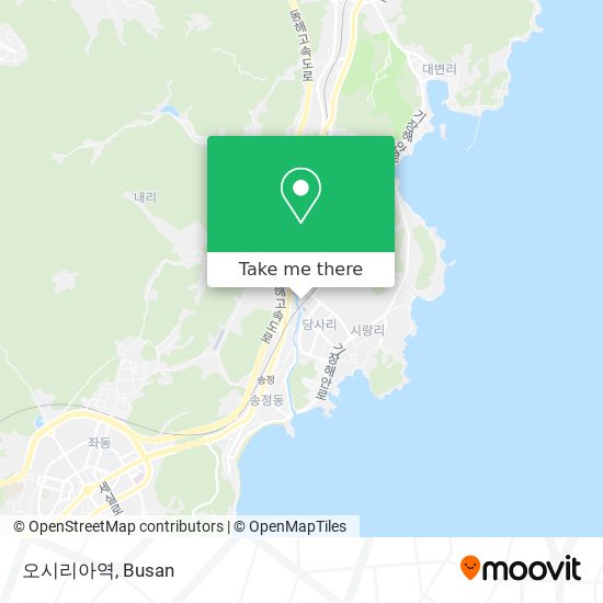 오시리아역 map