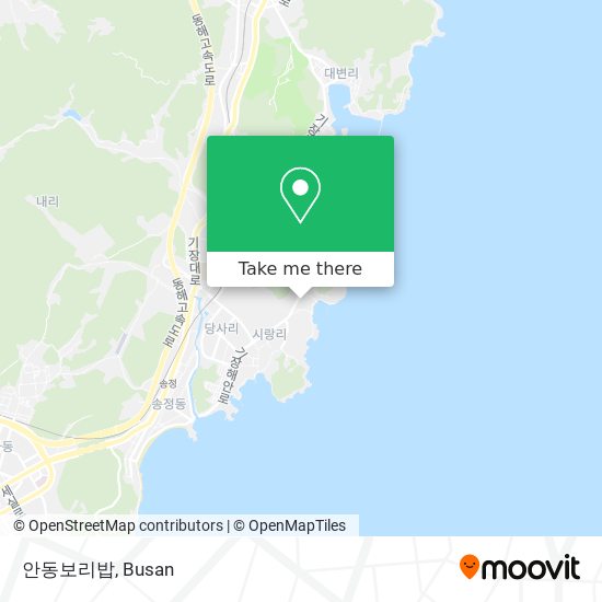 안동보리밥 map