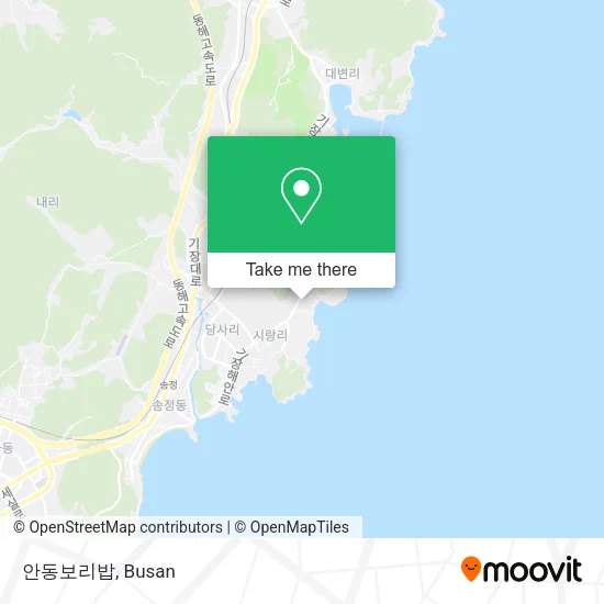 안동보리밥 map