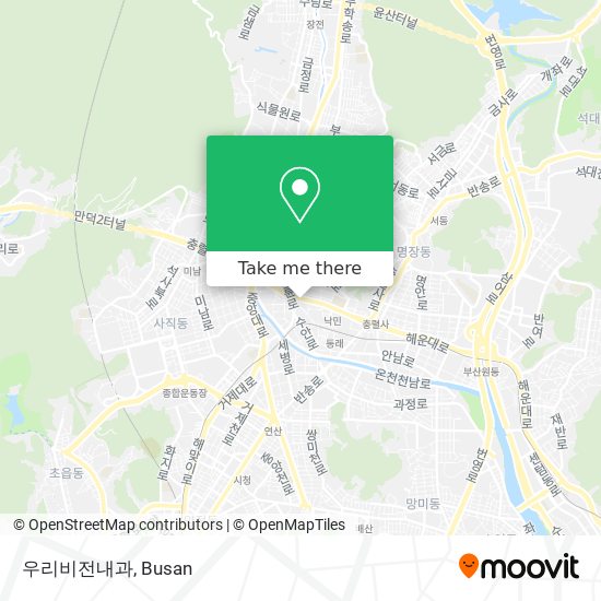 우리비전내과 map