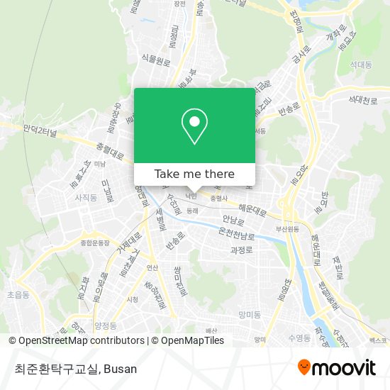 최준환탁구교실 map