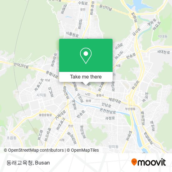 동래교육청 map