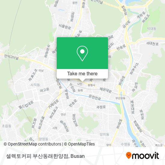 셀렉토커피 부산동래한양점 map