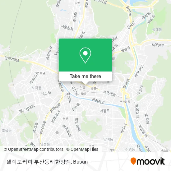 셀렉토커피 부산동래한양점 map