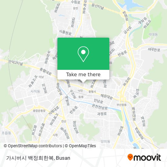 가시버시 백정희한복 map