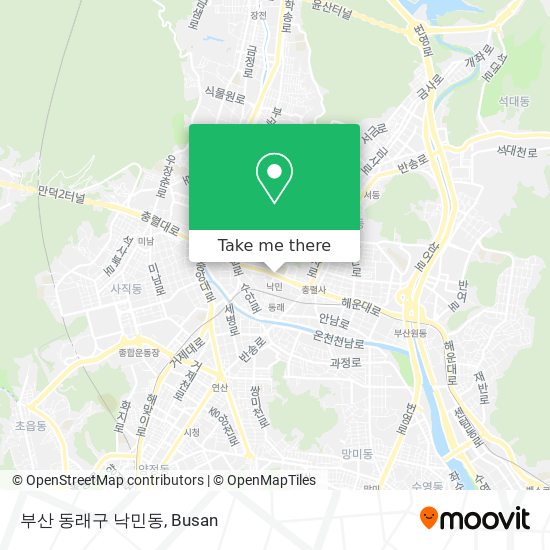 부산 동래구 낙민동 map