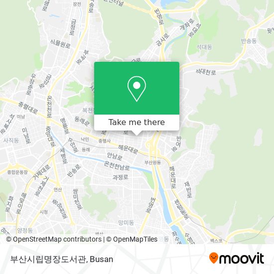 부산시립명장도서관 map
