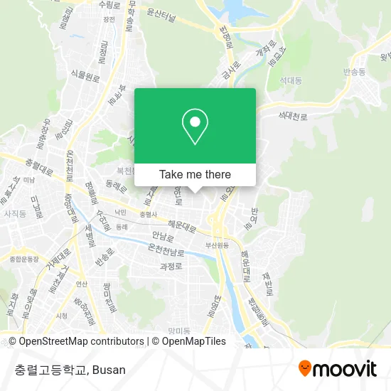 충렬고등학교 map