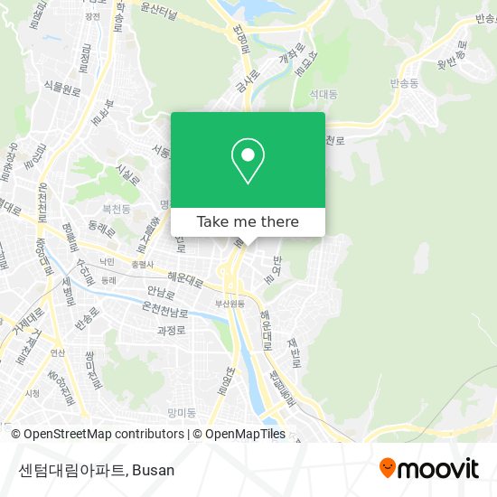 센텀대림아파트 map