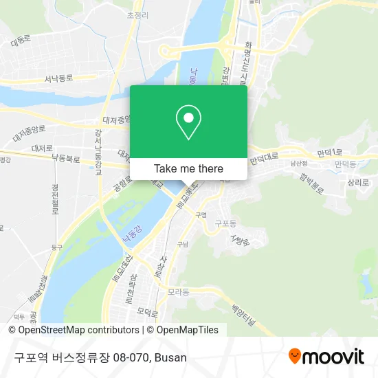 구포역 버스정류장 08-070 map