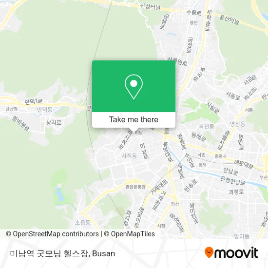 미남역 굿모닝 헬스장 map