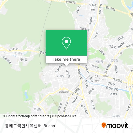 동래구국민체육센터 map