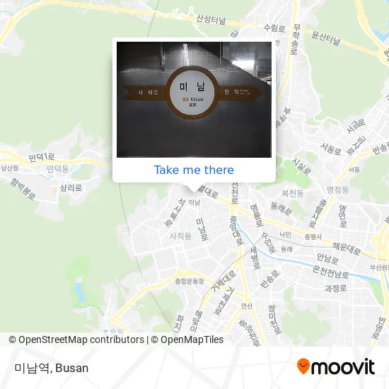 미남역 map