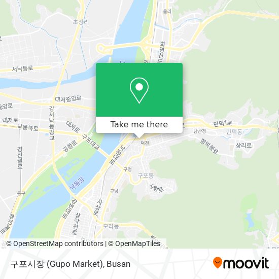 구포시장 (Gupo Market) map