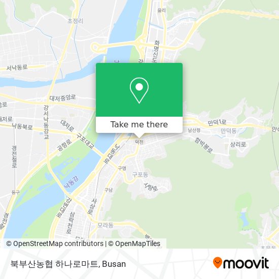 북부산농협 하나로마트 map