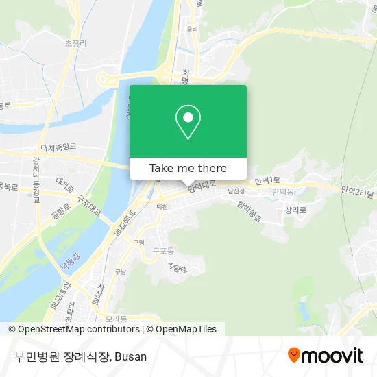 부민병원 장례식장 map