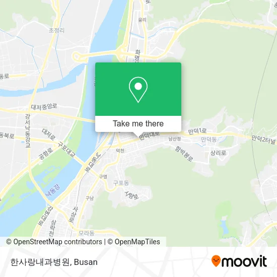 한사랑내과병원 map