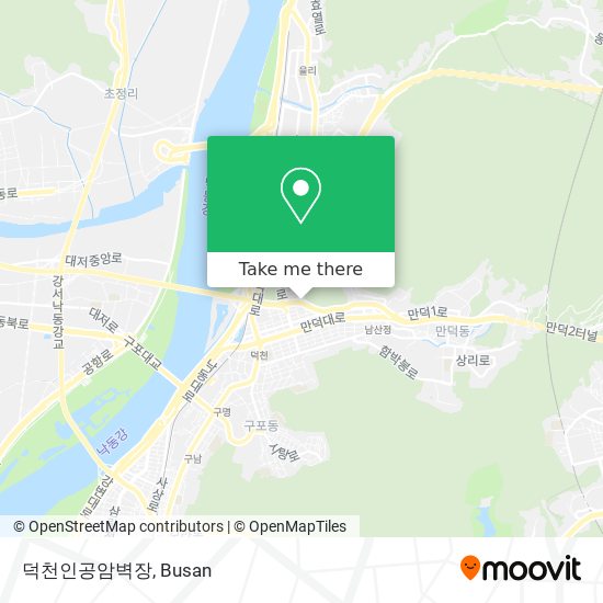 덕천인공암벽장 map