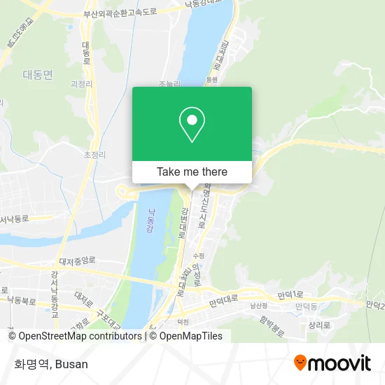 화명역 map