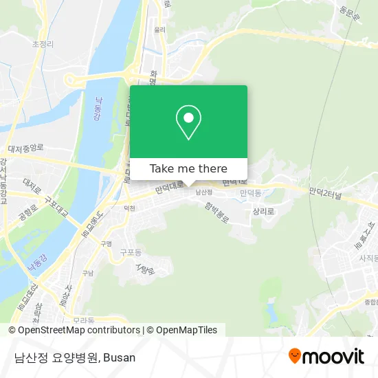 남산정 요양병원 map