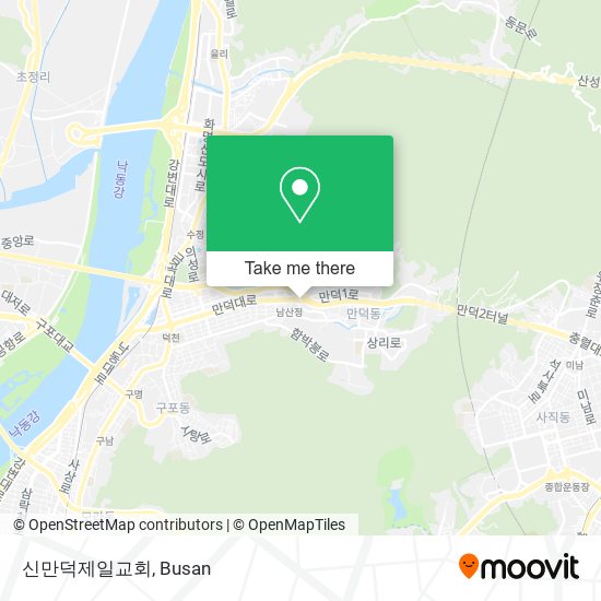 신만덕제일교회 map