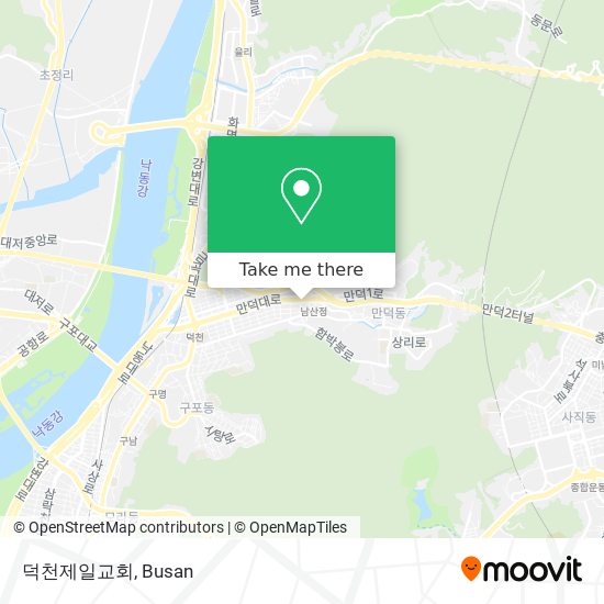 덕천제일교회 map