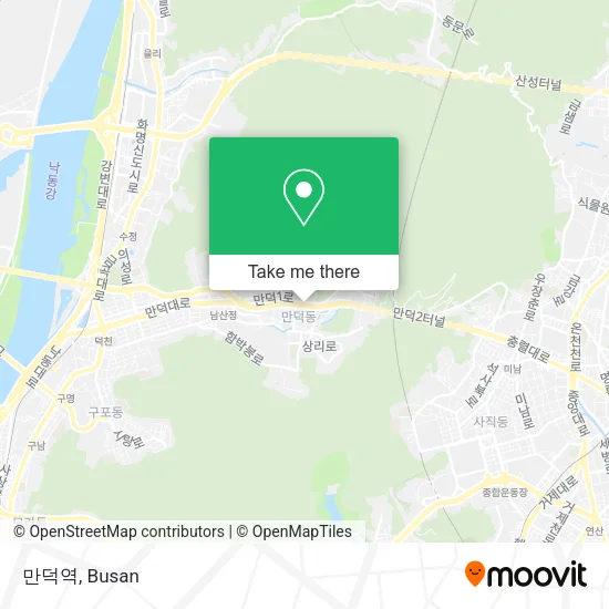 만덕역 map