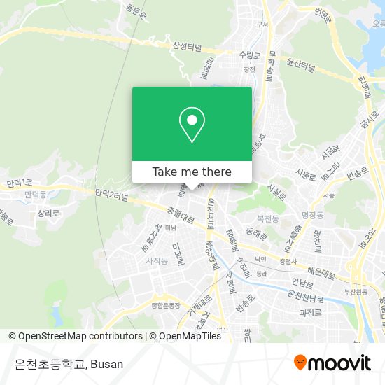 온천초등학교 map