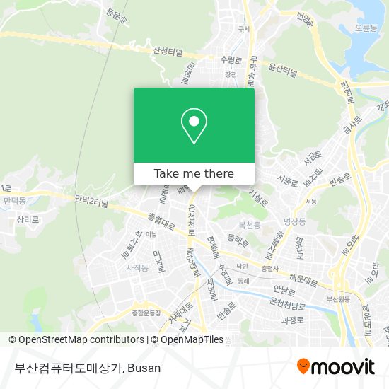 부산컴퓨터도매상가 map