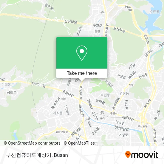 부산컴퓨터도매상가 map