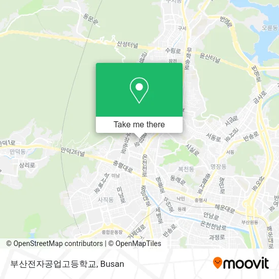부산전자공업고등학교 map