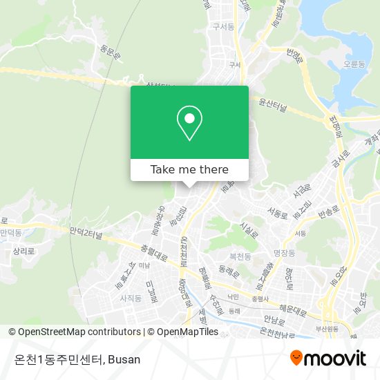 온천1동주민센터 map
