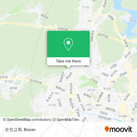 온천교회 map