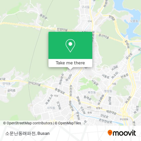 소문난동래파전 map