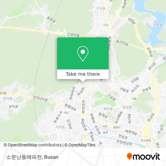 소문난동래파전 map