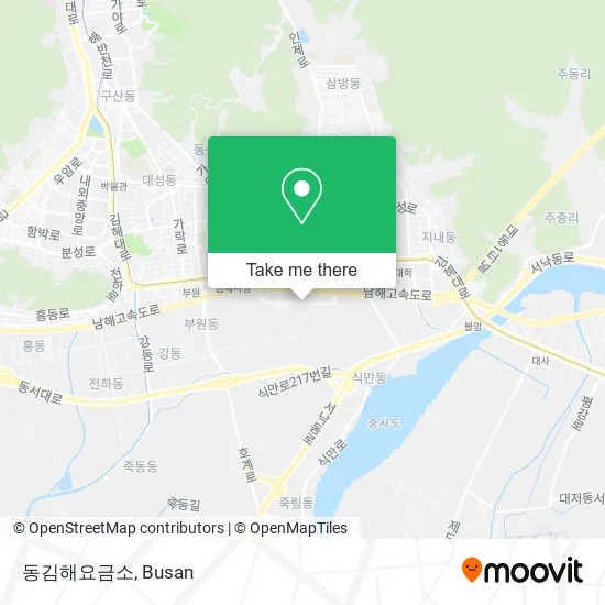 동김해요금소 map