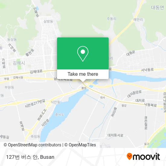 127번 버스 안 map