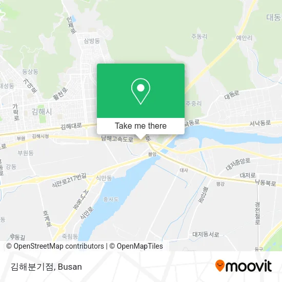 김해분기점 map