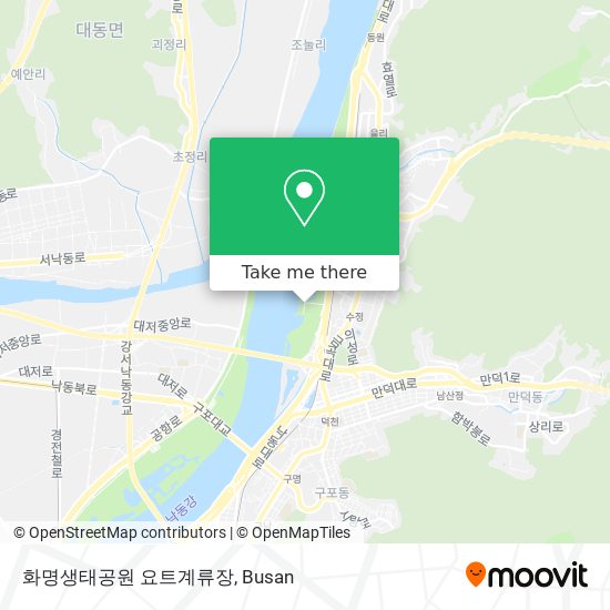 화명생태공원 요트계류장 map