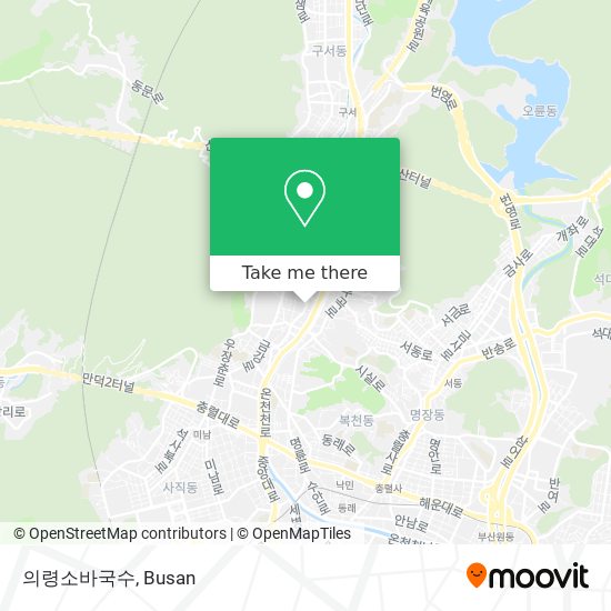 의령소바국수 map
