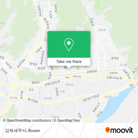 김해세무서 map