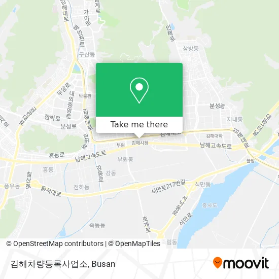 김해차량등록사업소 map
