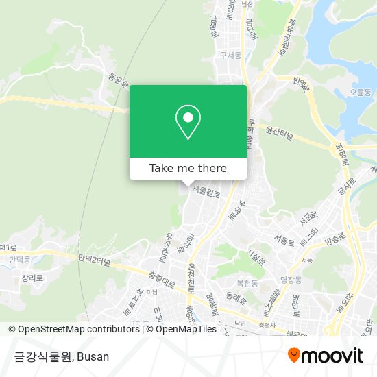 금강식물원 map