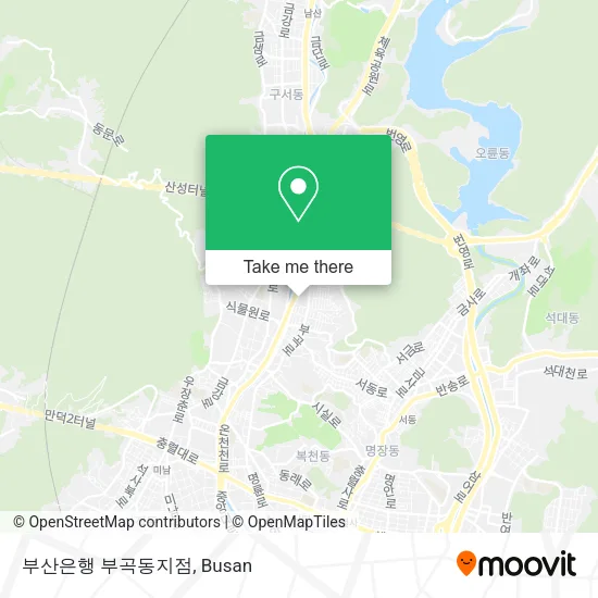 부산은행 부곡동지점 map