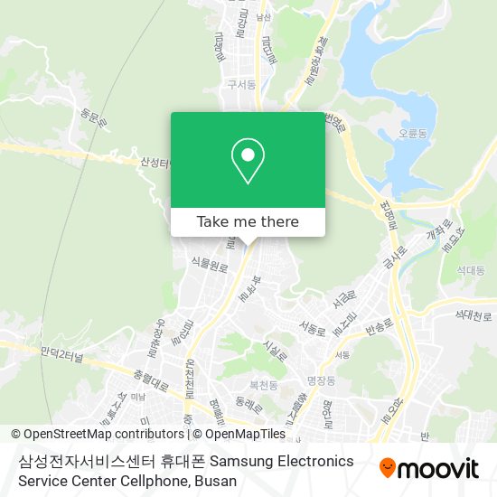 삼성전자서비스센터 휴대폰 Samsung Electronics Service Center Cellphone map