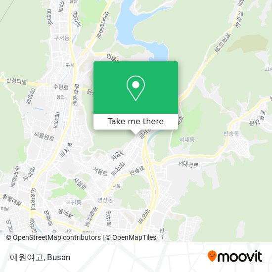 예원여고 map