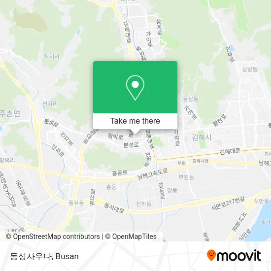 동성사우나 map