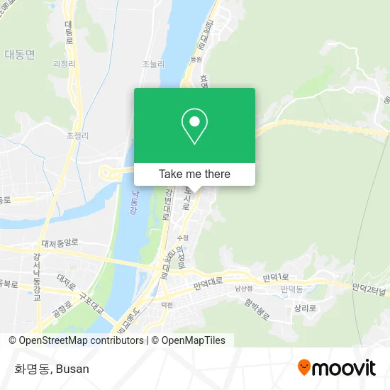 화명동 map