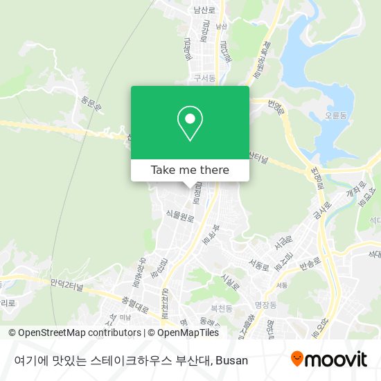 여기에 맛있는 스테이크하우스 부산대 map