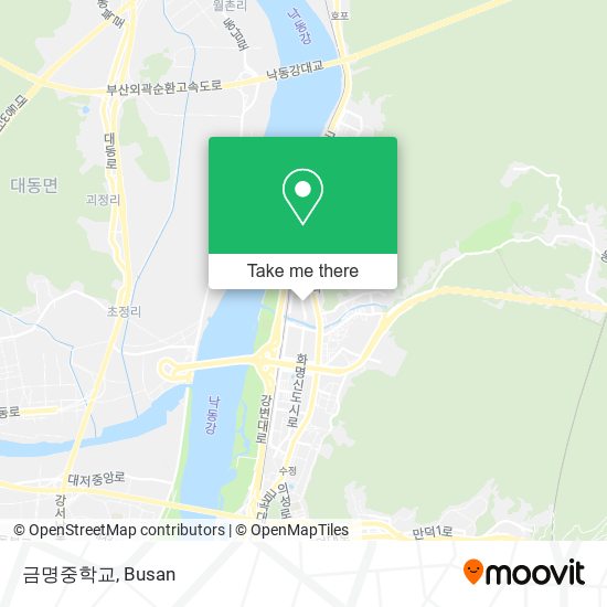 금명중학교 map